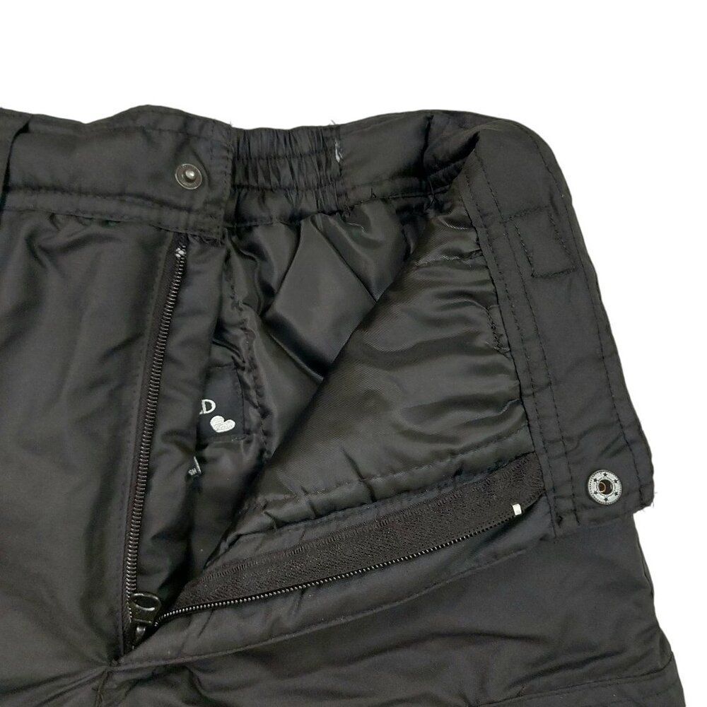 Rothschild Ski Snow Cargo Pants Kids Large Black Insulated Warm Winter Outdoor - Picture 4 of 12